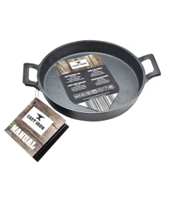 Cast Iron Ovenschaal - Gietijzer - ø 20 cm - zonder anti-aanbaklaag