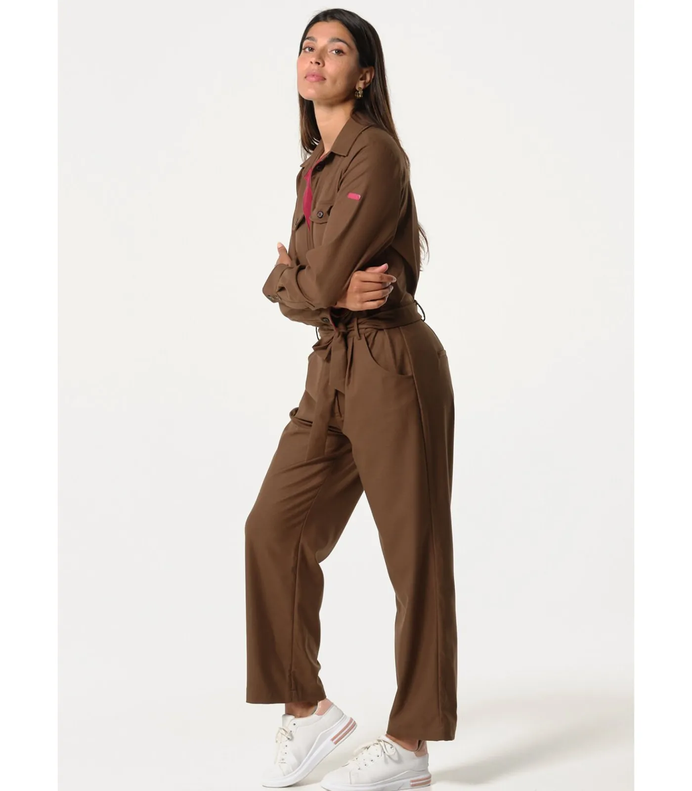 New Overall met riem en borstzakken DAMES Jumpsuits