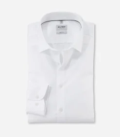 Outlet Overhemd Level 5 Stretch Wit Heren Hemden