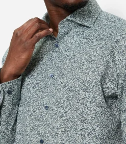 Best Overhemd Shirt 24/7 Stretch Print Heren Hemden