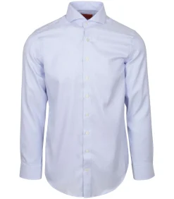 Discount Overhemd Jacquard Luxe Lichtblauw Heren Hemden