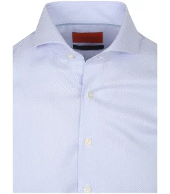 Discount Overhemd Jacquard Luxe Lichtblauw Heren Hemden