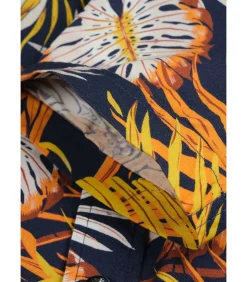 Kinderen J&JOY Overhemd met korte mouwen en bladerenprint