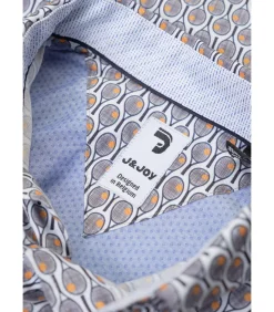 Kinderen J&JOY Overhemd met tennisrackets patroon