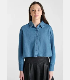 Kinderen Le Temps des Cerises Overhemd van jeans ALBERTAG