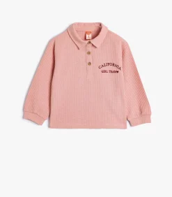 Hot Overhemdkraag geborduurd Sweatshirt Kinderen Truien & Vesten