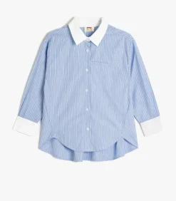 Best Overhemdkraag Lange mouw Overhemd Kinderen Tops