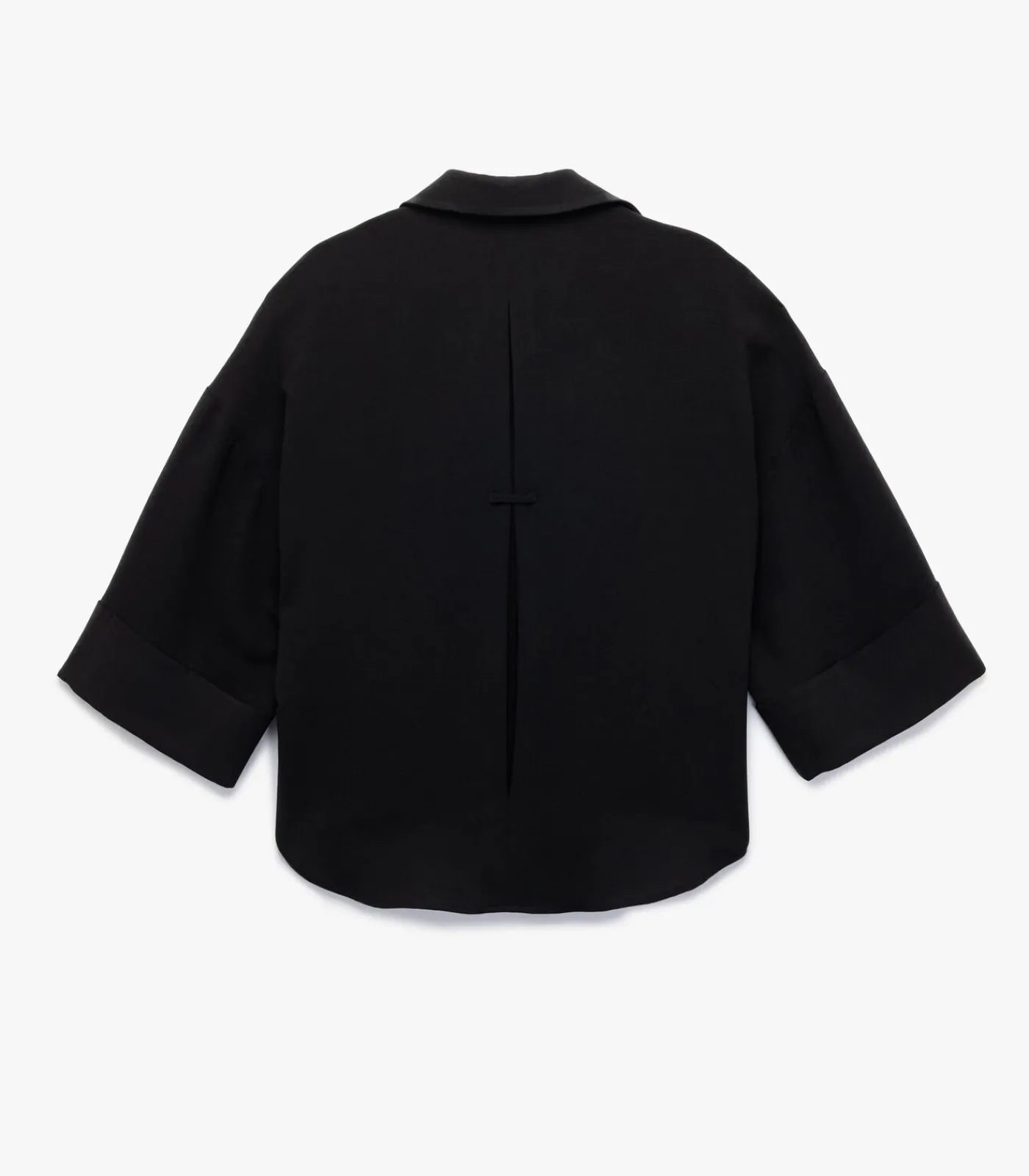 Sale Oversized Blouse Zwart 3/4 Mouwen DAMES Overhemden & Blouses