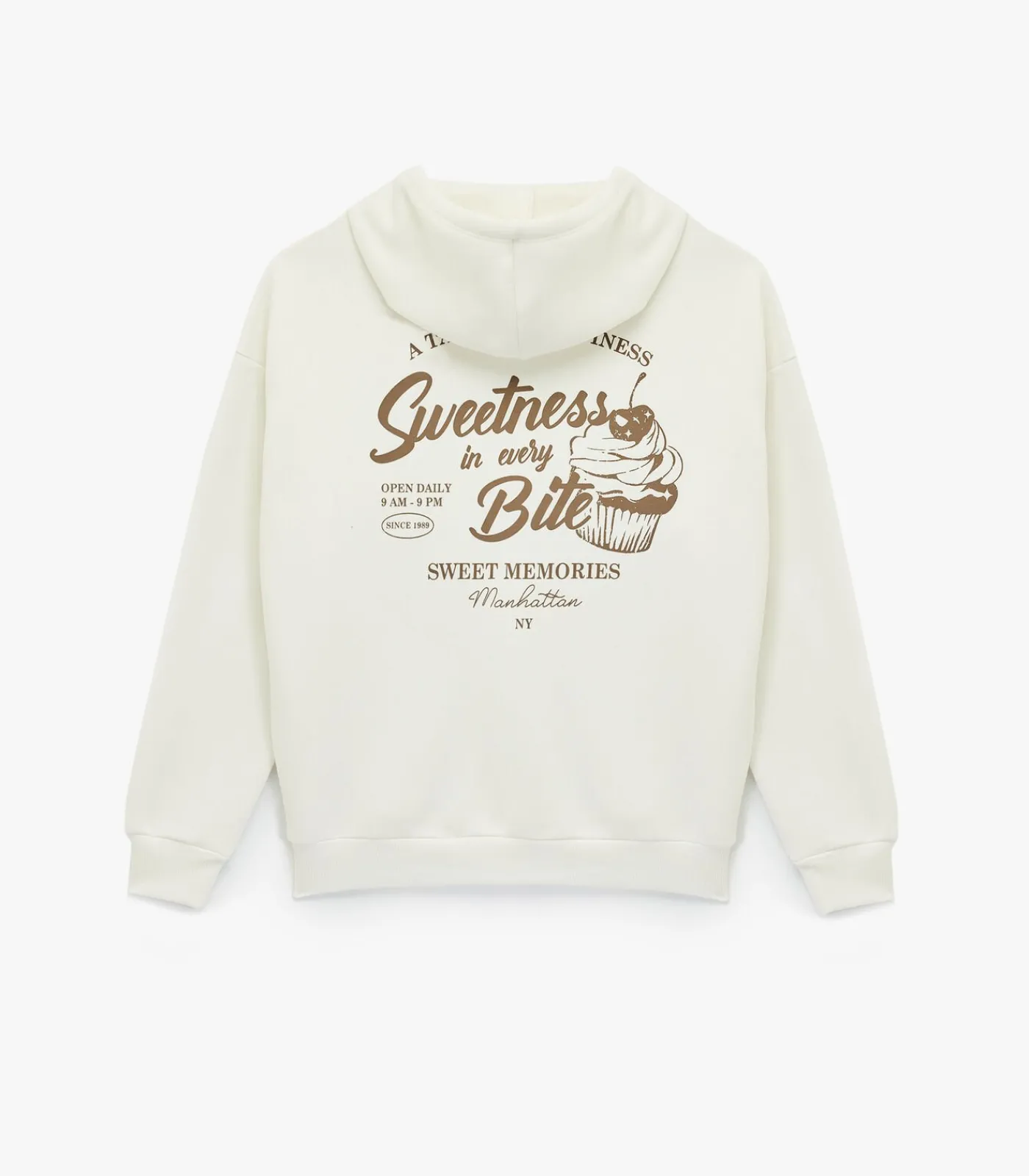 DAMES Koton Oversized Sweatshirt met Kangaroozak en Capuchon