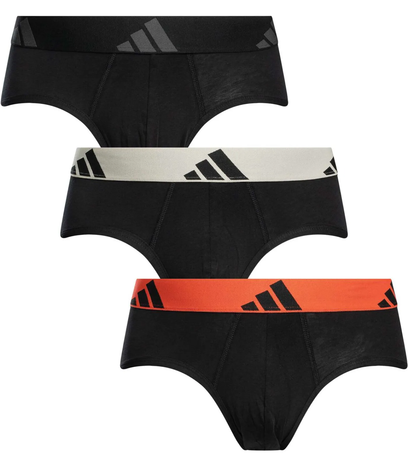 Heren Adidas 3-Pack Active Flex Katoenen Slips