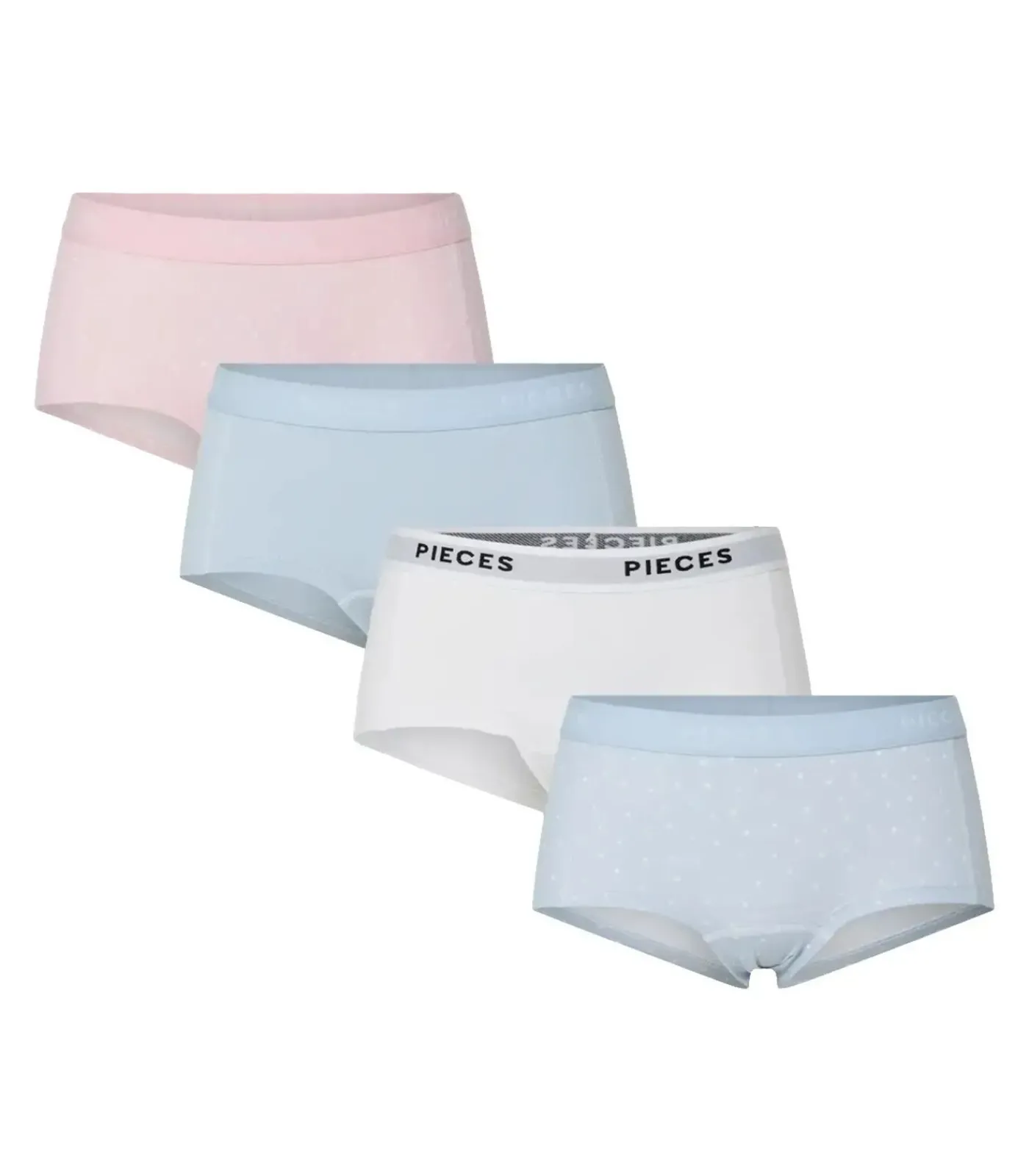Best 4-Pack Dames shorts - Solid - Katoenen dames onderbroek - Multipack - Voordeelverpakking DAMES Slipjes