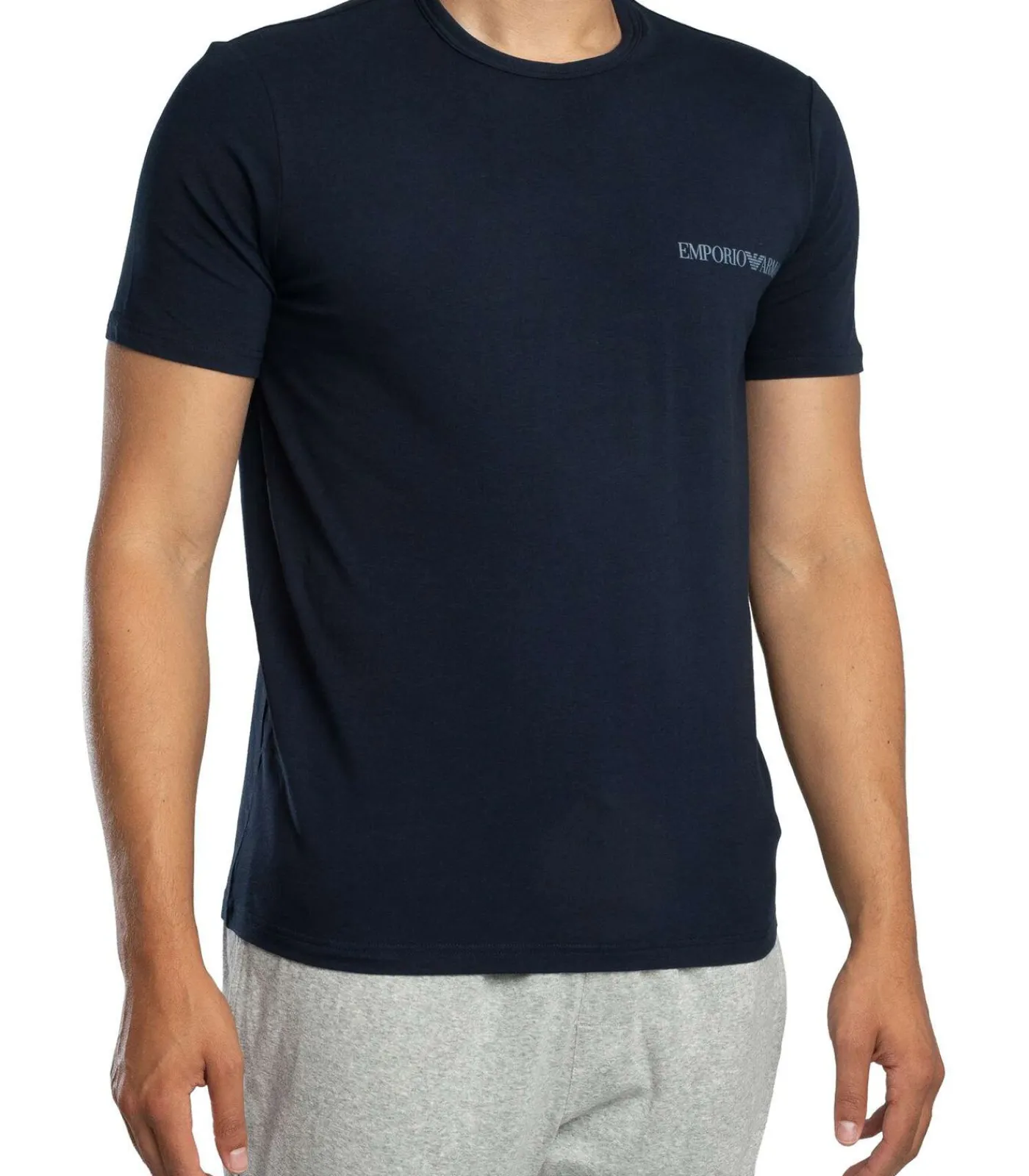 Discount 2-Pack Stretchkatoenen Lounge-T-Shirts Heren Tops & Shirts