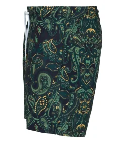 Heren Urban Classics PAISLEY - Zwembroek - Donkergroen