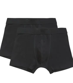 2-pak Jongens boxershorts Organic - Biologisch katoenen kinder onderbroeken - Zwart - Grijs - Donkerblauw Kinderen Ondergoed En Nachtmode