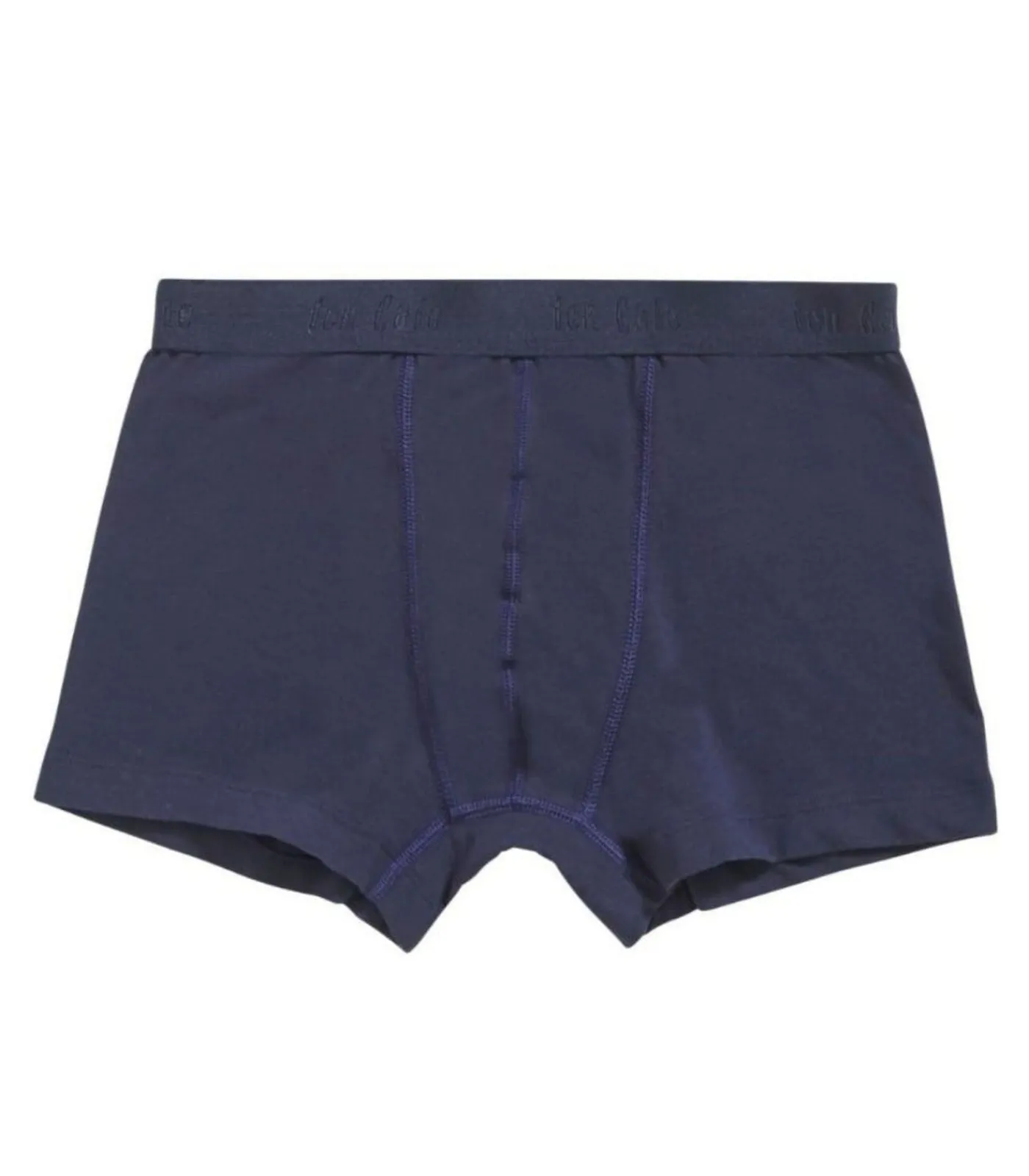 Kinderen Ten Cate 2-pak Jongens boxershorts Organic - Biologisch katoenen kinder onderbroeken - Zwart - Grijs - Donkerblauw