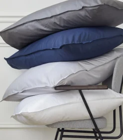 ESSIX Palazzo - Effen kussensloop in katoen satijn 65x65