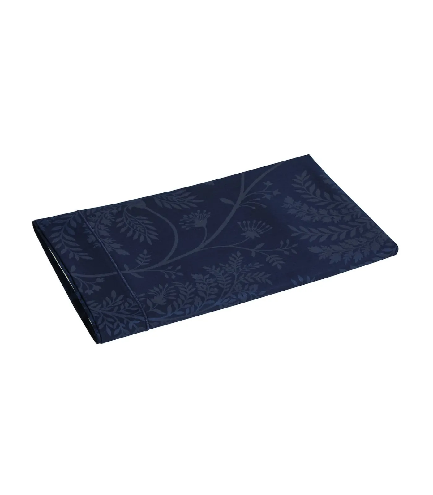 Sanderson PALMYRE Bleu nuit - Laken Jacquard katoen