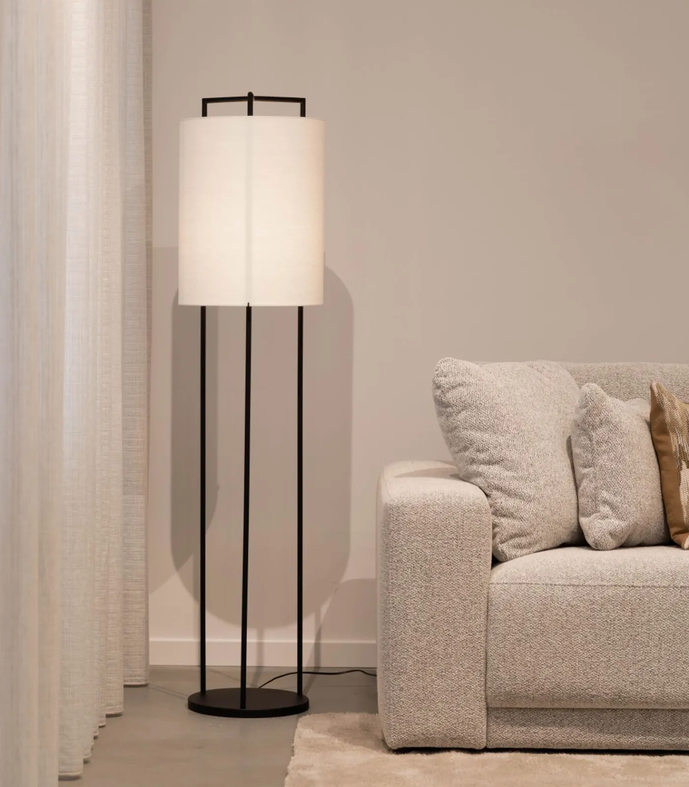 Atmooz Palomino - Vloerlamp - Zwart