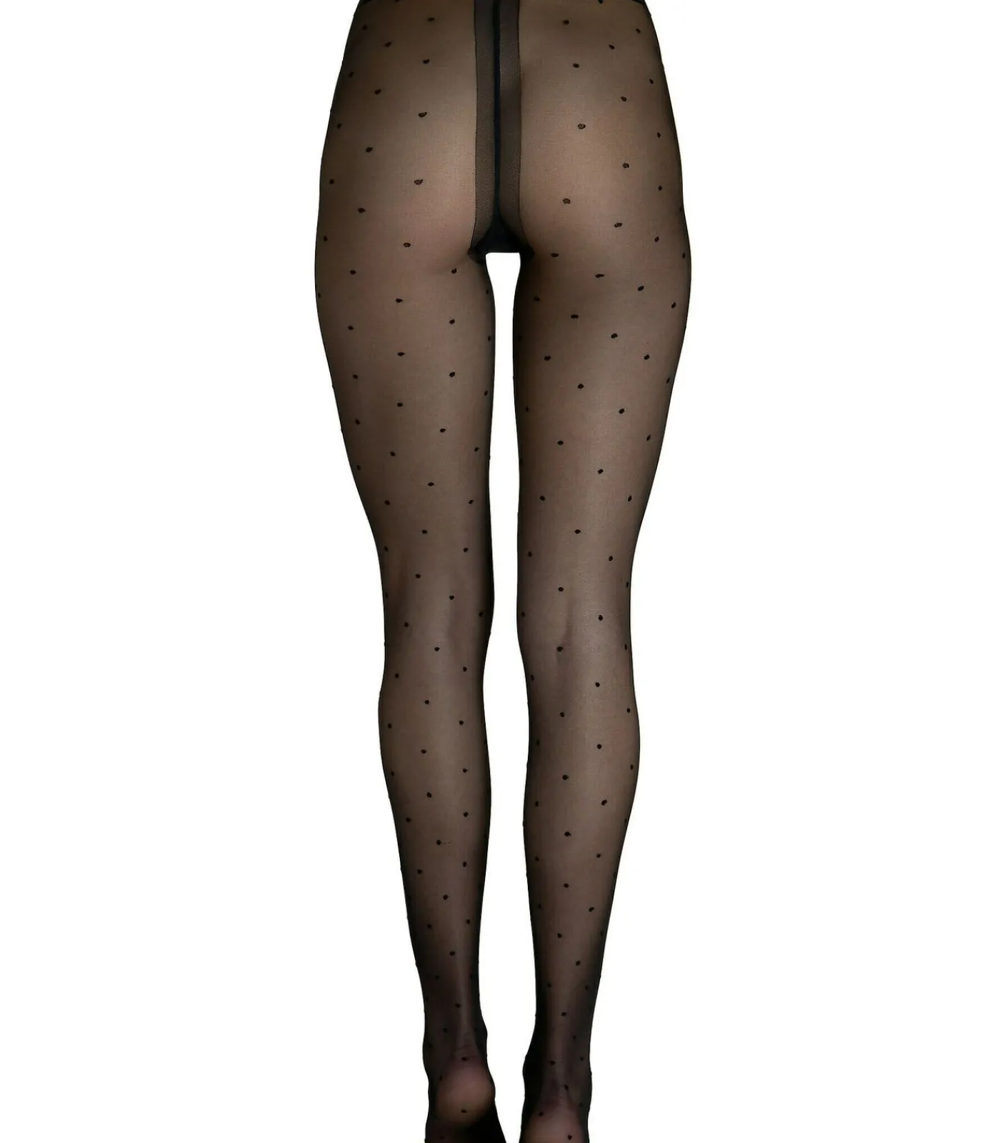 DAMES LISCA Panty 20 DEN met stippen Fashion Dots zwart