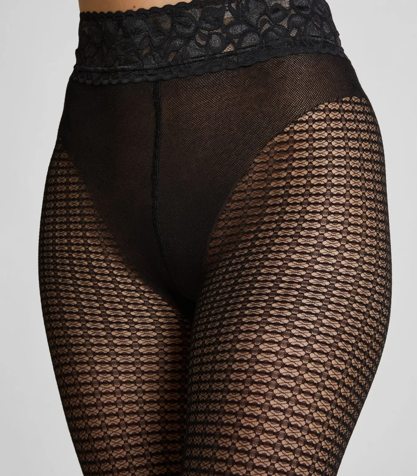 Best Panty van grafische mesh DAMES Sokken En Panty's