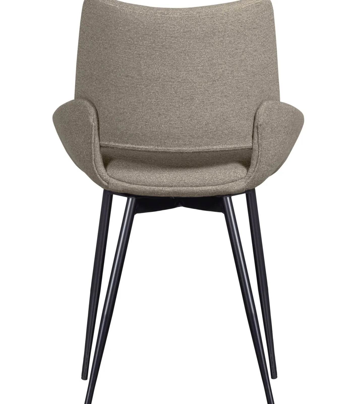 Online Parade Eetkamerstoelen - Melange Stof - Zand - Set van 6 Stoelen