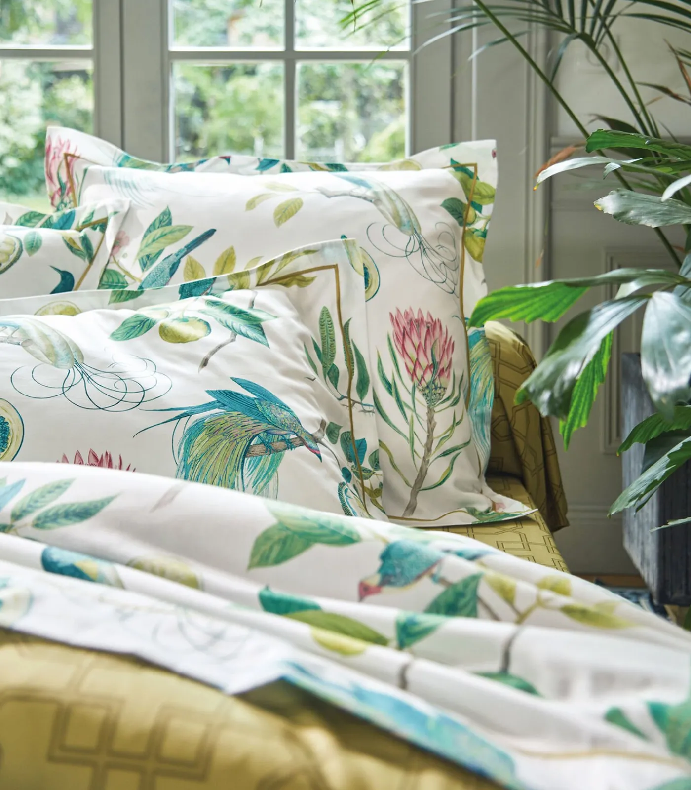 Clearance PARADESIA Ocre - Laken Satijn katoen Lakens