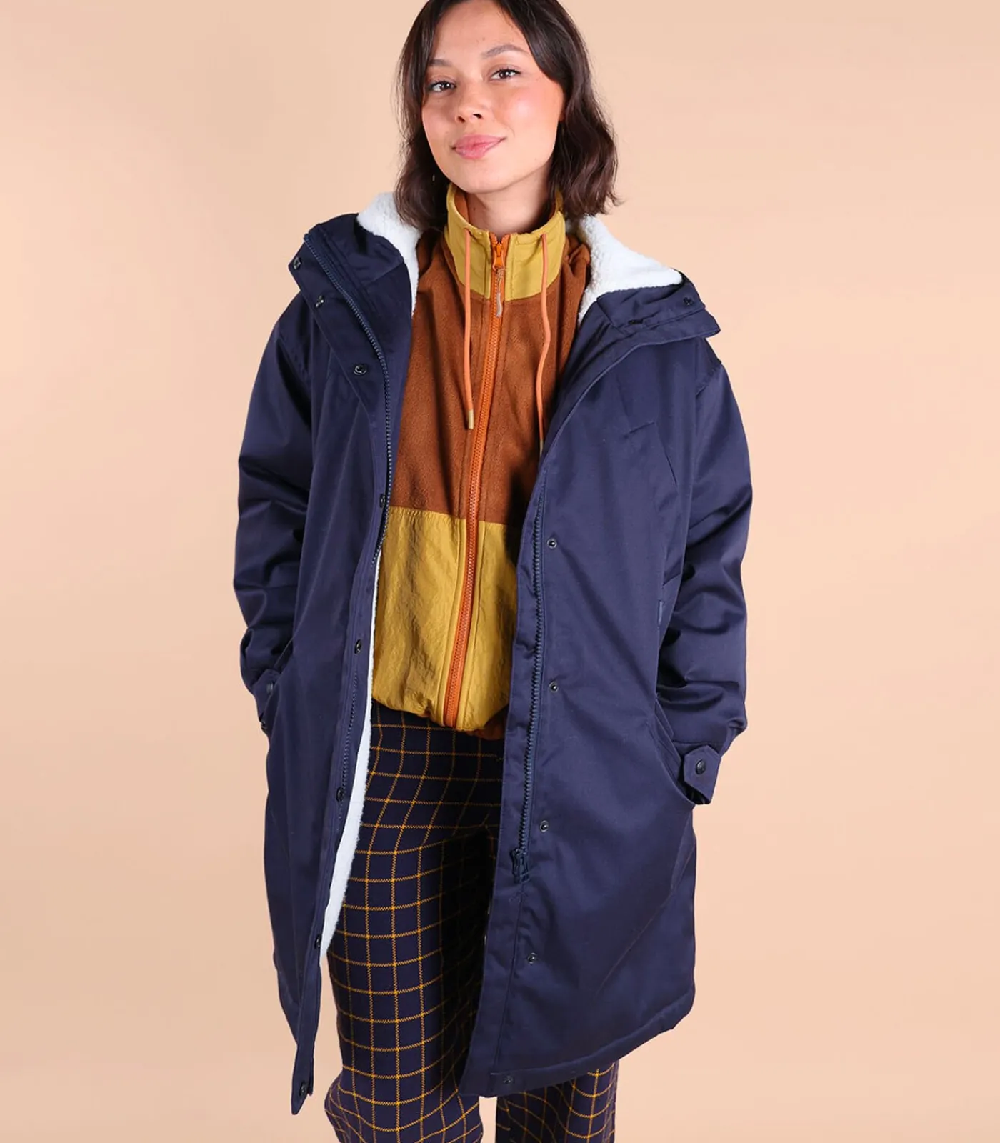 Clearance Parka met sherpa voering JELLAN DAMES Jassen