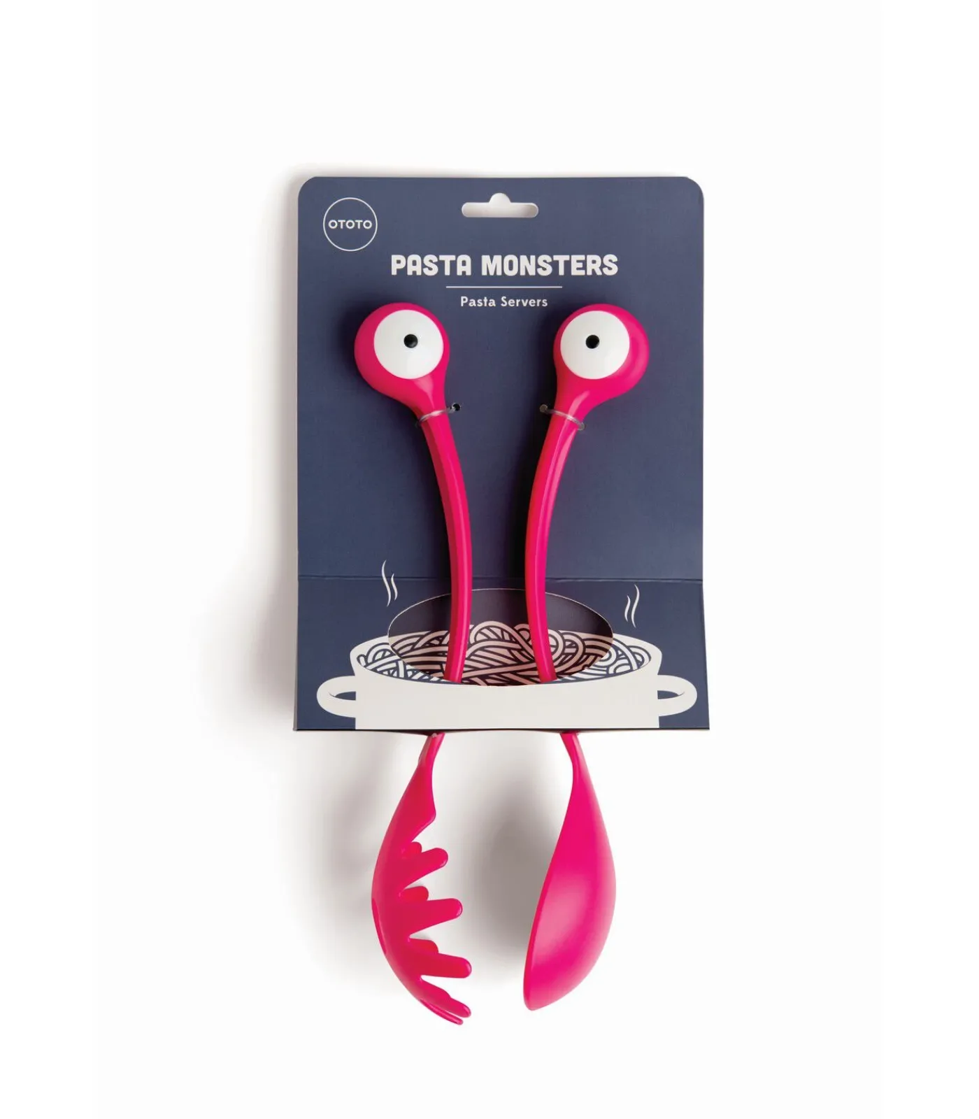 Sale Pasta Monsters - opschepbestek - roze Bestek