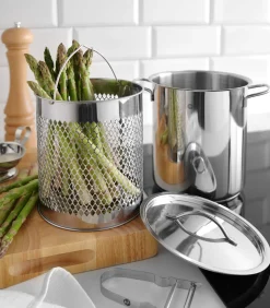 HENDI Pastapan / Aspergepan - RVS - ø 16 cm / 5.5 liter