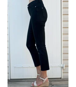 New PAULA - 7/8 ZWARTE STRETCH KATOENEN JEANS DAMES Jeans