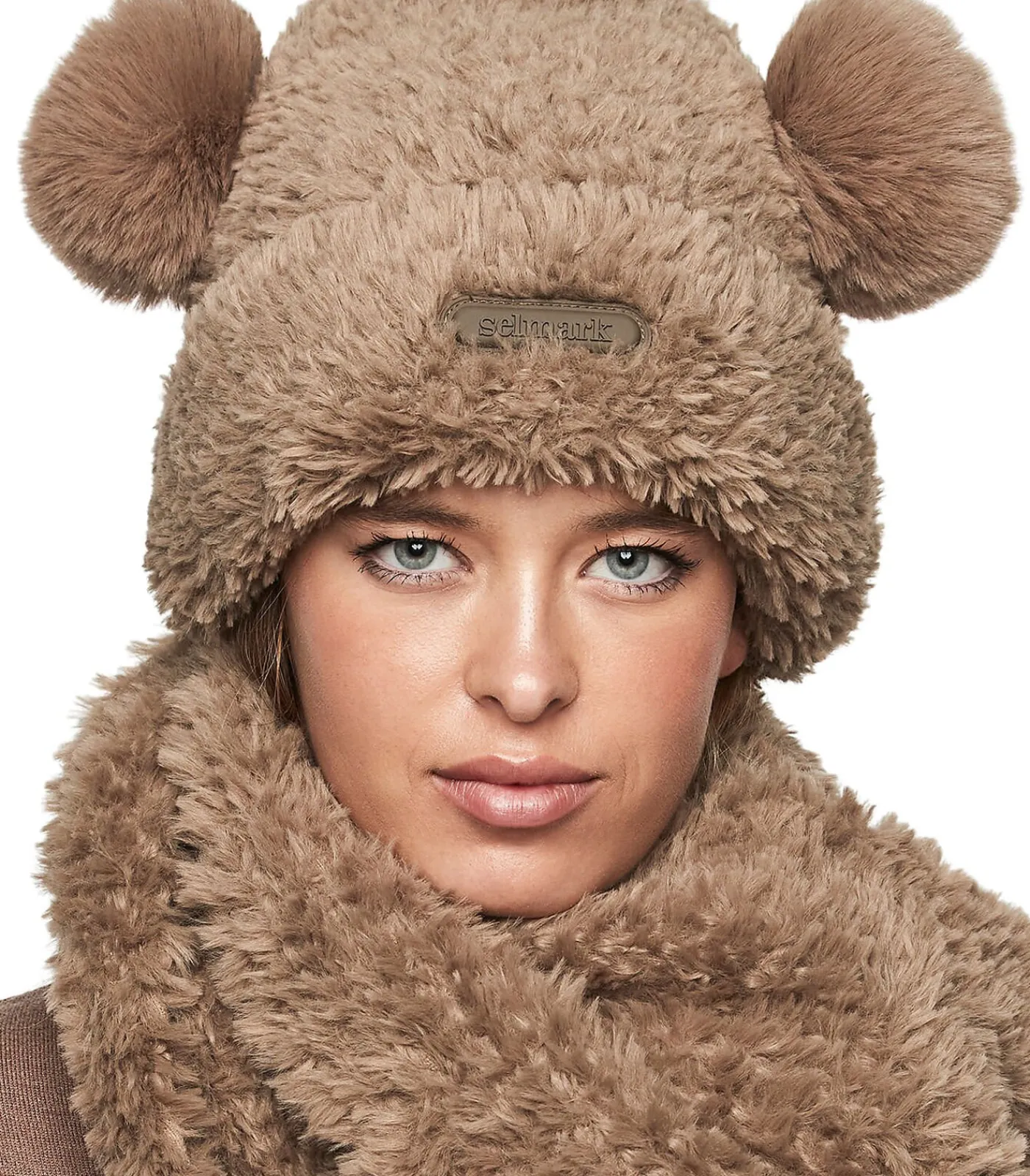 DAMES SELMARK PC1 sjaal en muts met oren set STYLE ADD