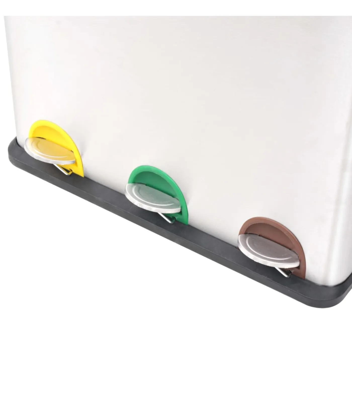 Discount Pedaalemmer voor recycling 54 L roestvrij staal Manden En Bakken