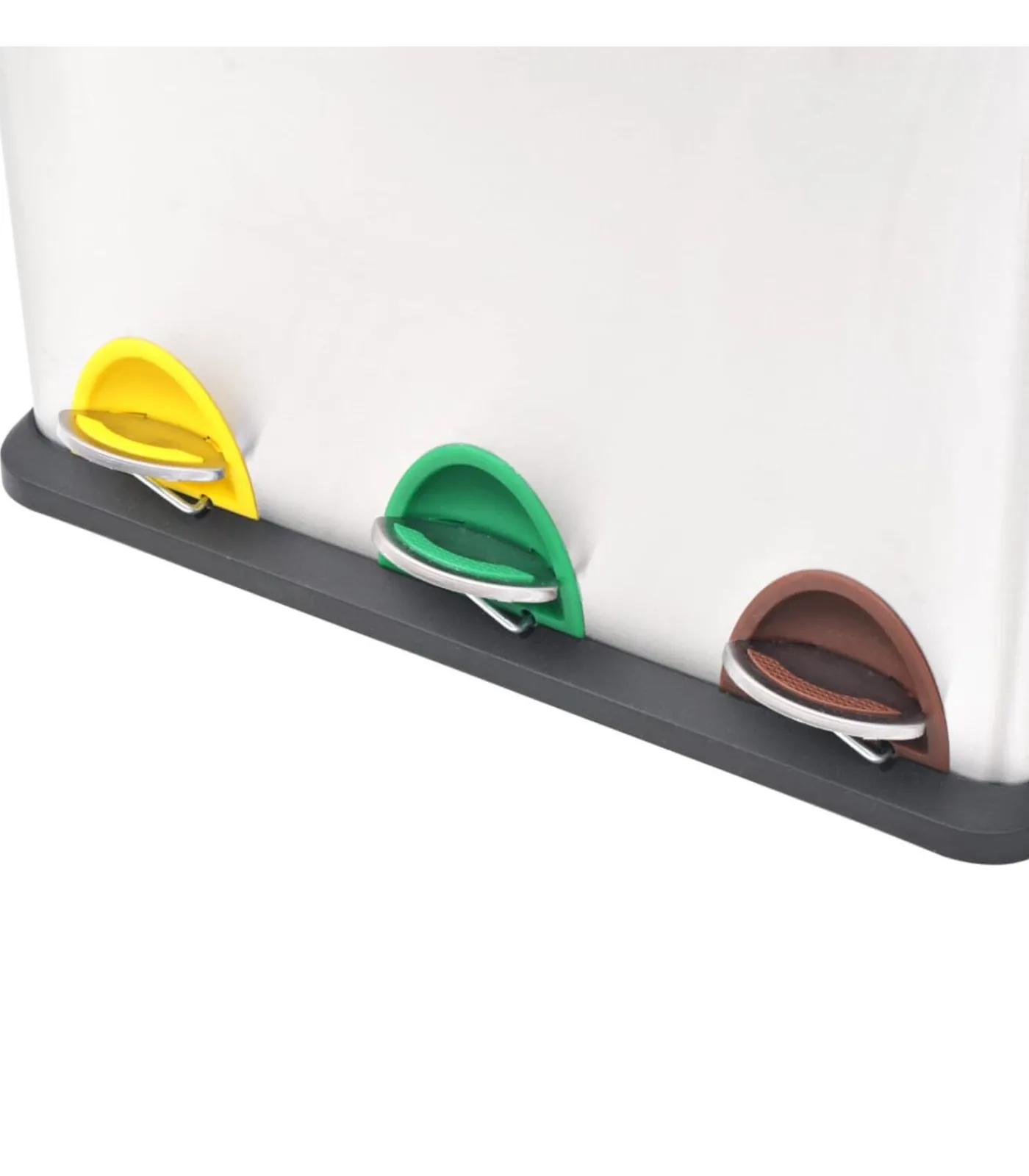 Sale Pedaalemmer voor recycling 24 L roestvrij staal Manden En Bakken