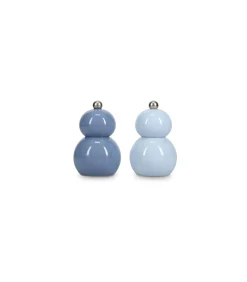 Discount Peper/zoutmolen H12cm blauw Betty - set/2 Keukenaccessoires