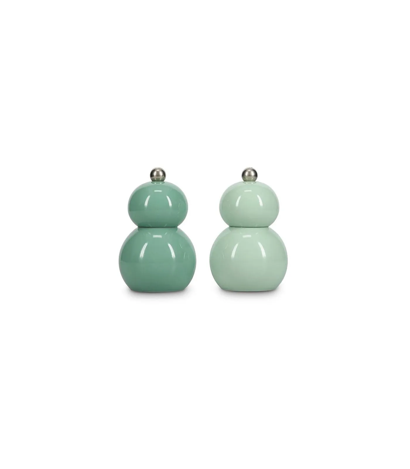 ONA Peper/zoutmolen H12cm groen Betty - set/2