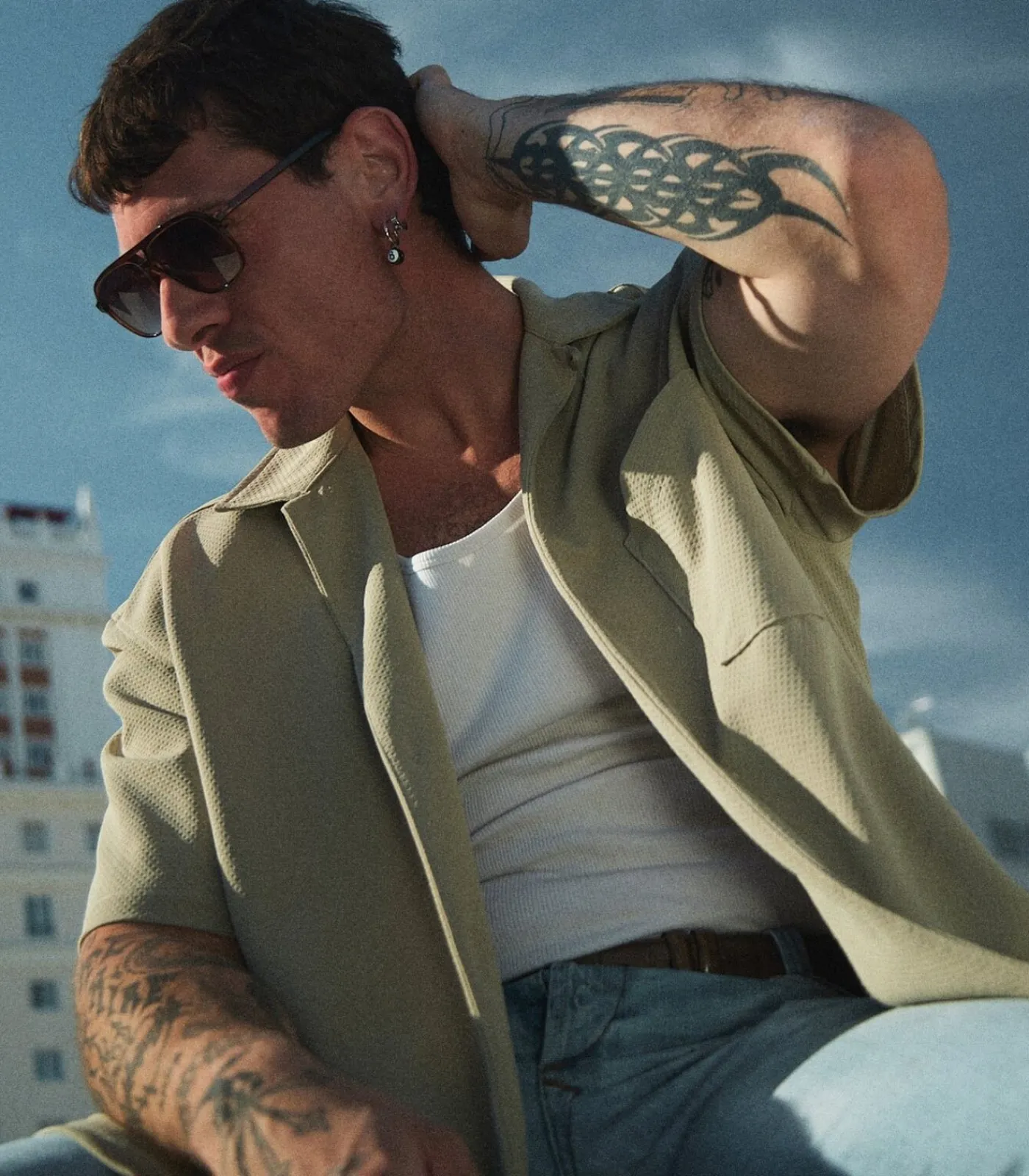 Hot PIERCING CREOOL 8-BALL Heren Oorbellen