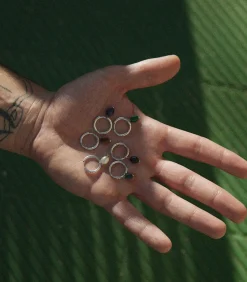 Heren Earcandy PIERCING CREOOL BAROQUE BLACK