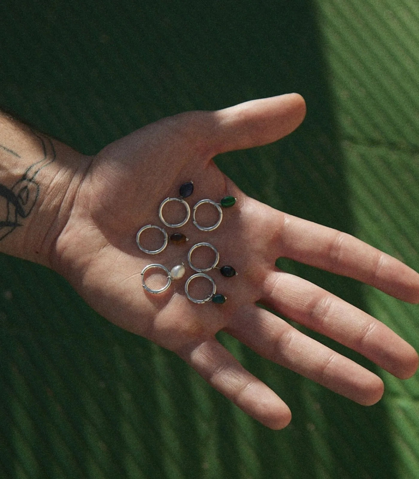 Heren Earcandy PIERCING CREOOL BAROQUE BLACK