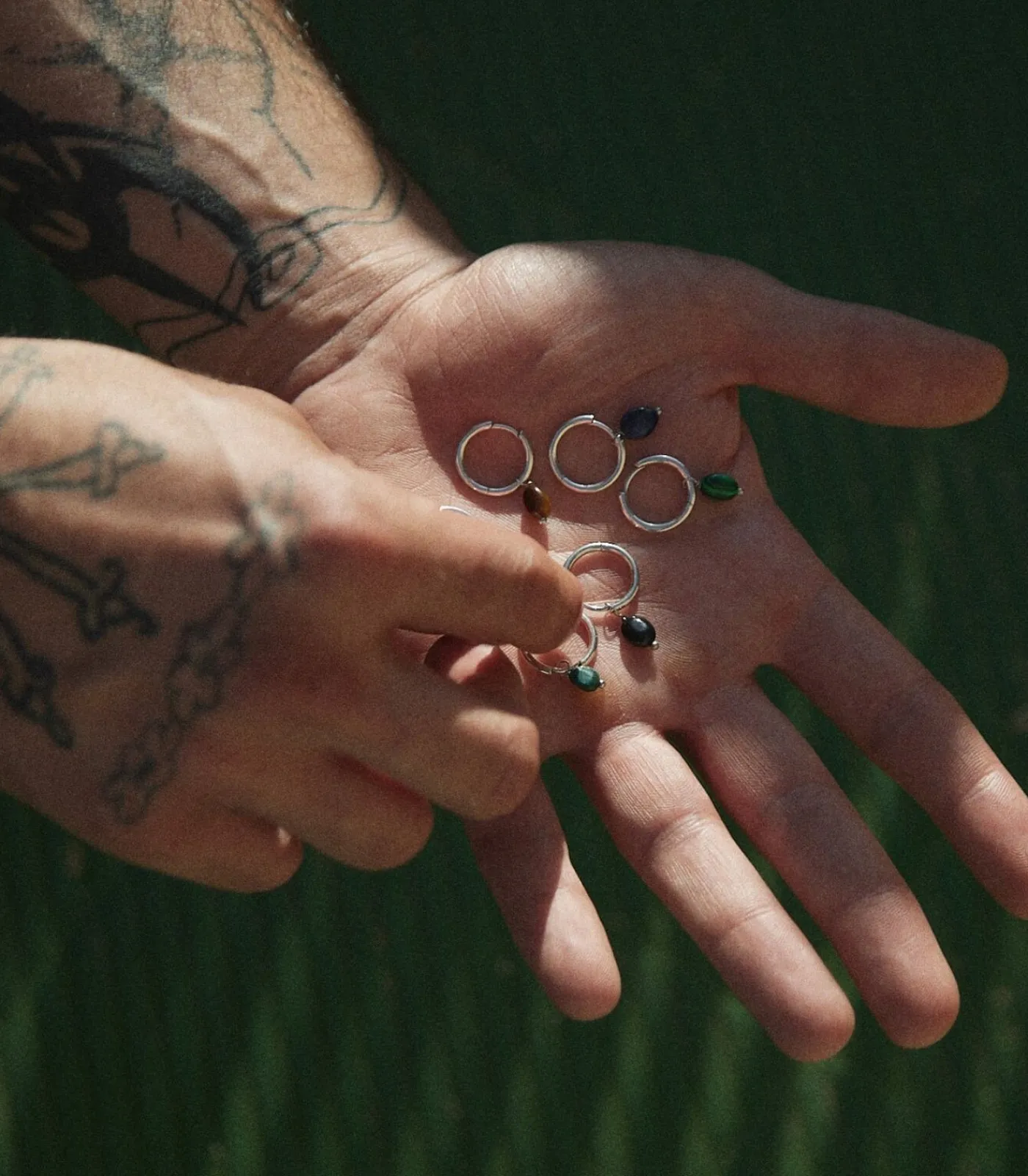 Heren Earcandy PIERCING CREOOL BAROQUE BLACK