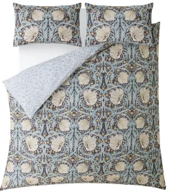 William Morris at Home Pimpernel Indigo Dekbedovertrek