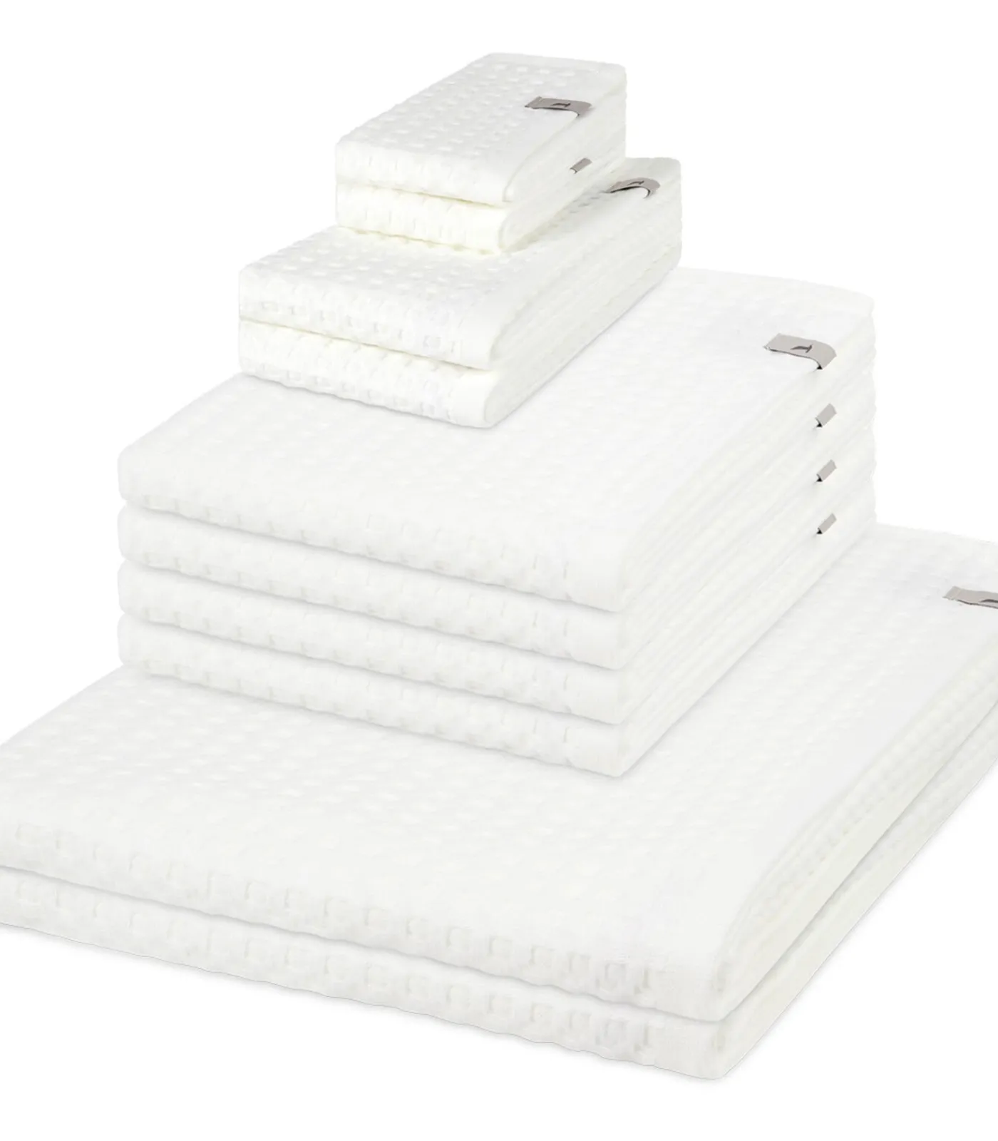 Piquee - 8-delige handdoekenset Badset