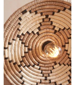 Clearance Plafonniere Andros - Naturel/Wit - Ø45cm Hanglampen