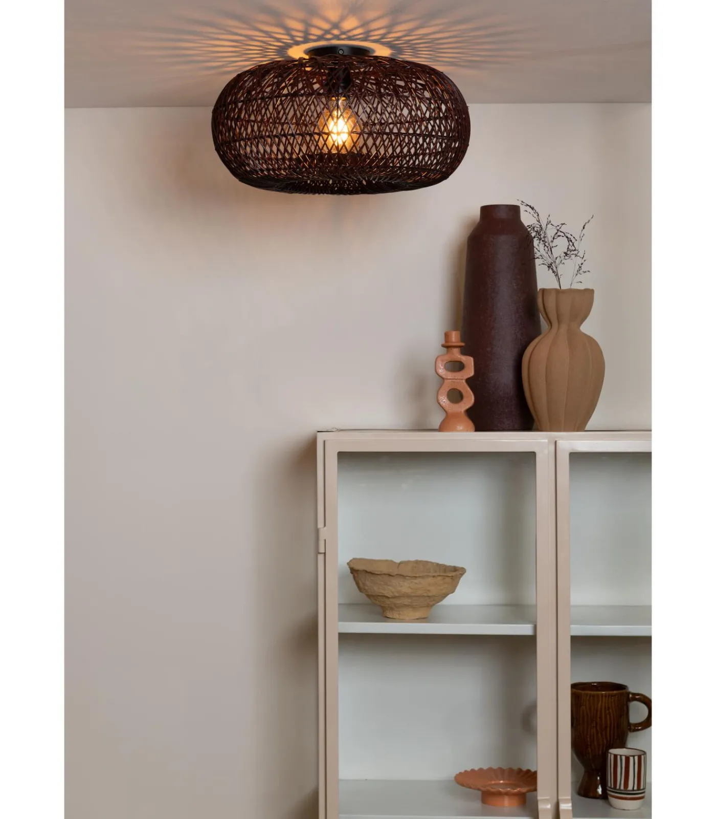 GOOD &MOJO Plafonniere Arizona - Bordeaux - Ø50cm