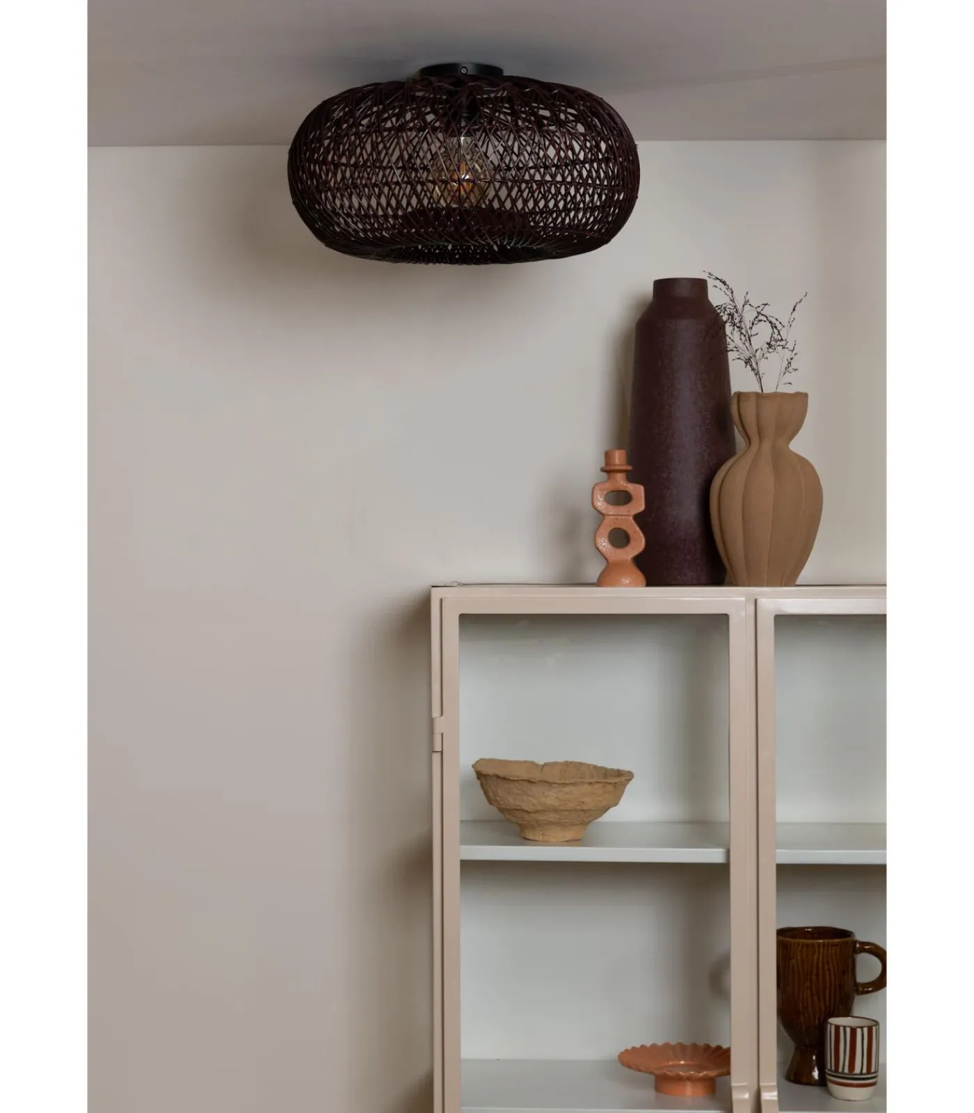 GOOD &MOJO Plafonniere Arizona - Bordeaux - Ø50cm