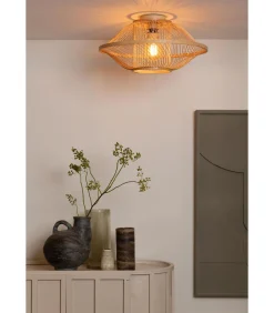 Clearance Plafonniere Maui - Naturel - Ø50cm Hanglampen