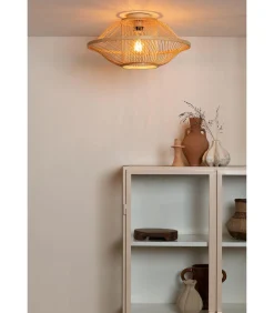 Clearance Plafonniere Maui - Naturel - Ø50cm Hanglampen