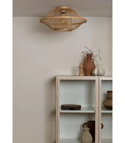 Clearance Plafonniere Maui - Naturel - Ø50cm Hanglampen