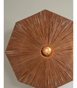 New Plafonniere Panama - Bruin - 65x65x7cm Hanglampen