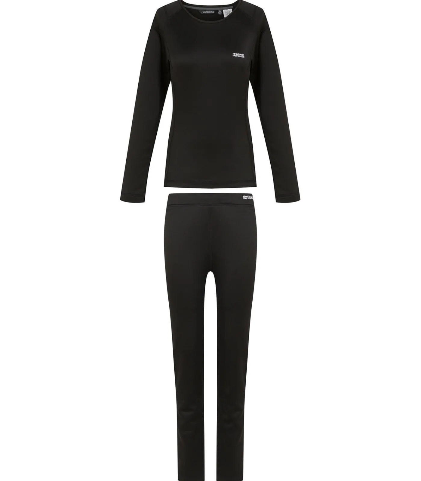 DAMES Regatta PLAIN - basislaag - Zwart