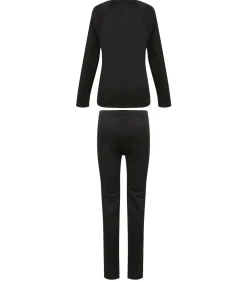 DAMES Regatta PLAIN - basislaag - Zwart